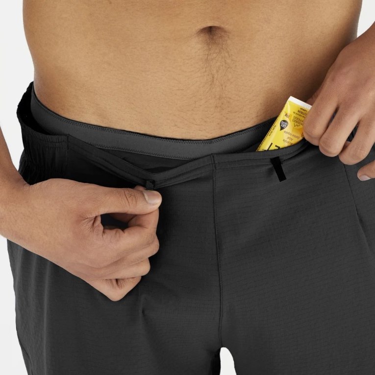 Salomon Sense Aero 5'' Men's Shorts Black | CA 4P57